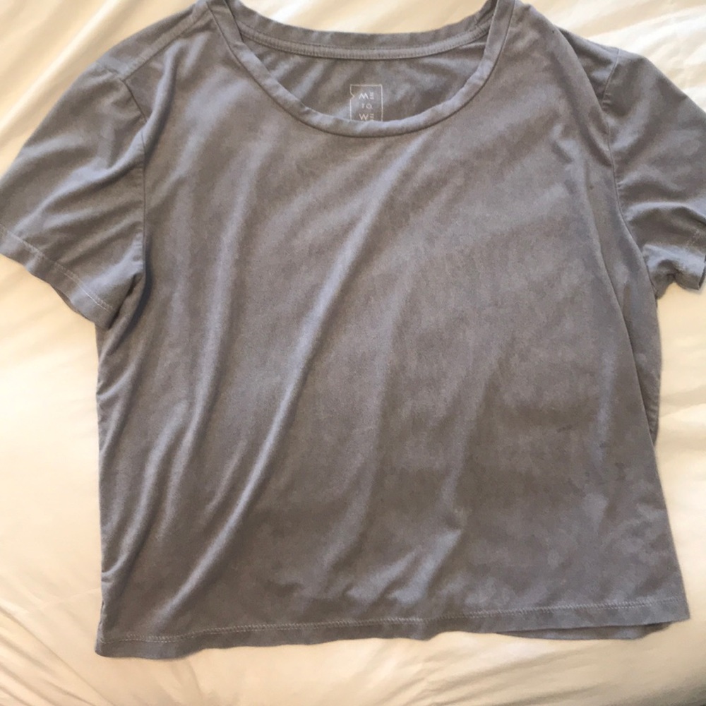 Suede tee